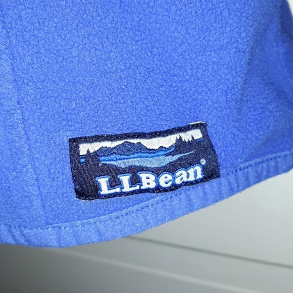 L.L.Bean blue pull over blue large - Picture 2 of 3